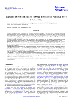 Evolution of inclined planets in three