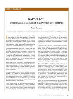 native soil - University of Hawaii anthropology