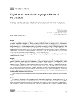 English  - SciELO Colombia