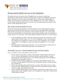 New Hampshire - National Women`s Law Center