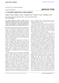 Journal Name ARTICLE TYPE