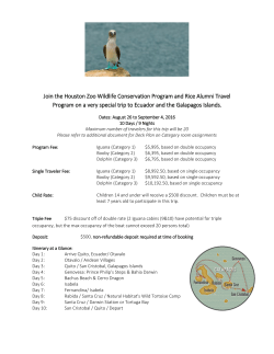 Join the Houston Zoo Wildlife Conservation Program and Rice