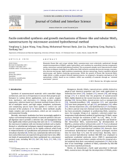 Facile controlled synthesis and growth mechanisms of flower