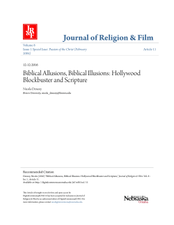 Biblical Allusions, Biblical Illusions