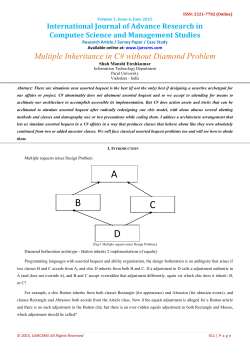 Multiple Inheritance in C# without Diamond Problem