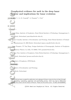 Khan etal2014JGR_Planets - Institute of Geophysics and