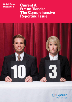 Comprehensive Credit Reporting` which makes possible positive