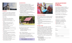 HOW YOU CAN PARTICIPATE IN MINISTRY IN APPALACHIA