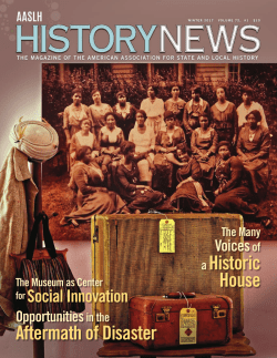 AASLH History News - Montclair History Center