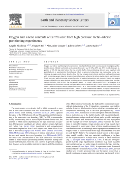 Oxygen and silicon contents of Earth`s core from high pressure metal