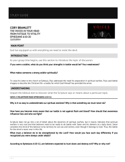 study guide - Mountain Ridge Church