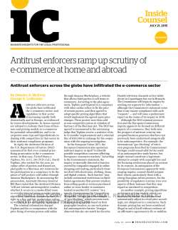 Antitrust enforcers ramp up scrutiny of e