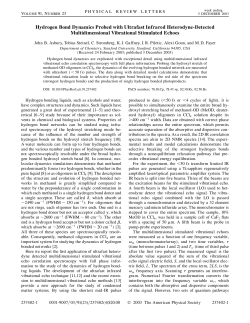 Hydrogen Bond Dynamics Probed with Ultrafast Infrared Heterodyne