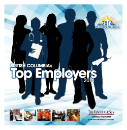 BRITISH COLUMBIA`s - Canada`s Top 100 Employers