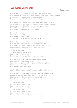 Howard Jones Gun Turned On The World