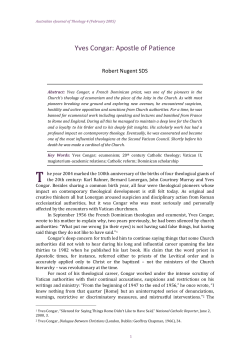 - Australian eJournal of Theology