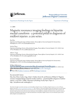Magnetic resonance imaging findings in bipartite medial cuneiform