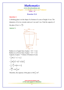Exercise 13.4 - Tiwariacademy.net
