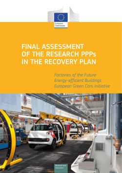 FINAL ASSESSMENT OF THE RESEARCH PPPs IN THE