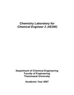 Chemistry Laboratory for - TEP