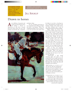 Drawn to horses - Eisenhauer Gallery