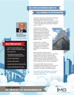 1-888-464-5520 | visit: www.imgtechnologies.com willis tower fast
