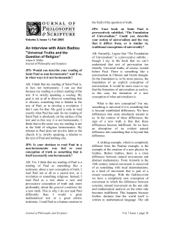 Printer Friendly PDF - Journal of Philosophy and Scripture