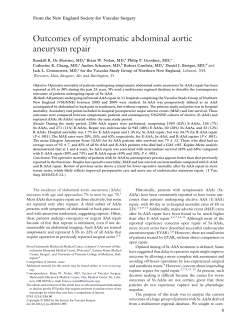 - Journal of Vascular Surgery