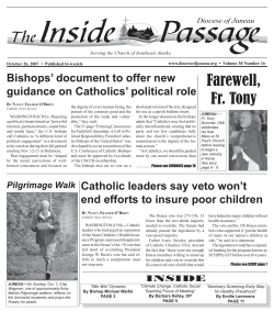 Farewell, Fr. Tony - Diocese of Juneau