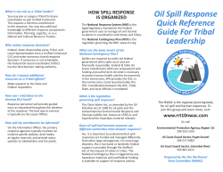 Quick Reference Guide - Tribal Officials
