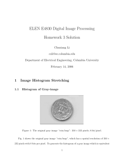 ELEN E4830 Digital Image Processing Homework 3