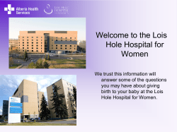Prenatal Brochure - Alberta Health Services