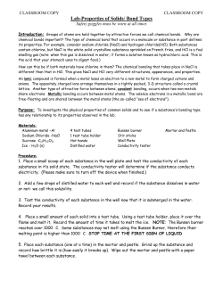 Lab-Properties of Solids