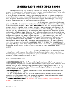 Mama Says "Chew Your Food"