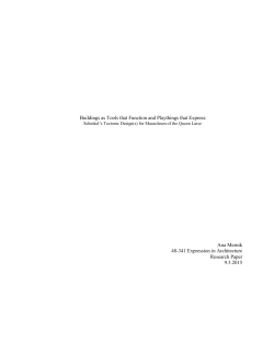 Buildings as Tools that Function and Playthings