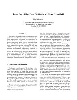 Inverse Space-Filling Curve Partitioning of a Global Ocean Model