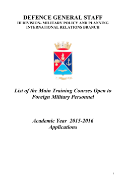 stato maggiore della difesa