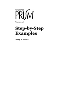 GraphPad Prism Step-by