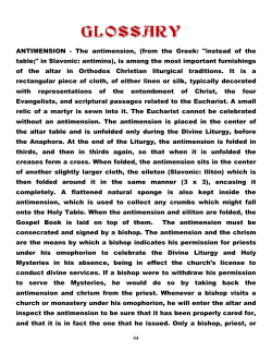 ANTIMENSION - The antimension, (from the Greek: "instead of the