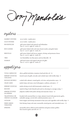 oysters appetizers