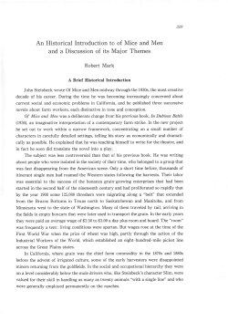 AnHistoricalIntroductiontoofMiceandMen anda