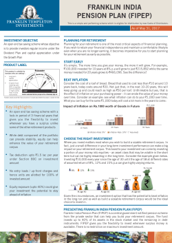 franklin india pension plan (fipep)