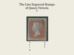The Line Engraved Stamps of Queen Victoria compiled by David Hunt