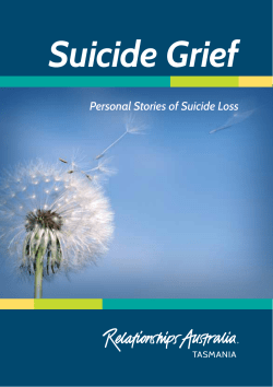 Suicide Grief - Relationships Australia Tasmania