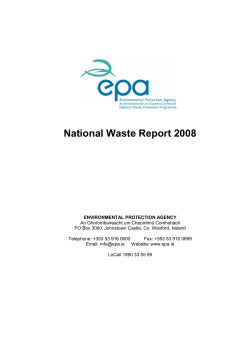 National Waste Report 2008