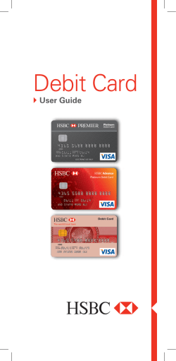 Debit Card - HSBC Brunei