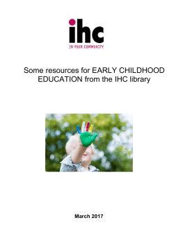 Early Education Catalogue