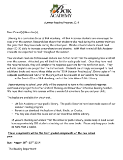 7th Grade - Bok Academy