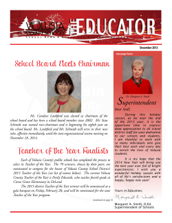 December 2013 - Volusia County Schools