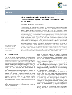 Ultra-precise titanium stable isotope measurements by
